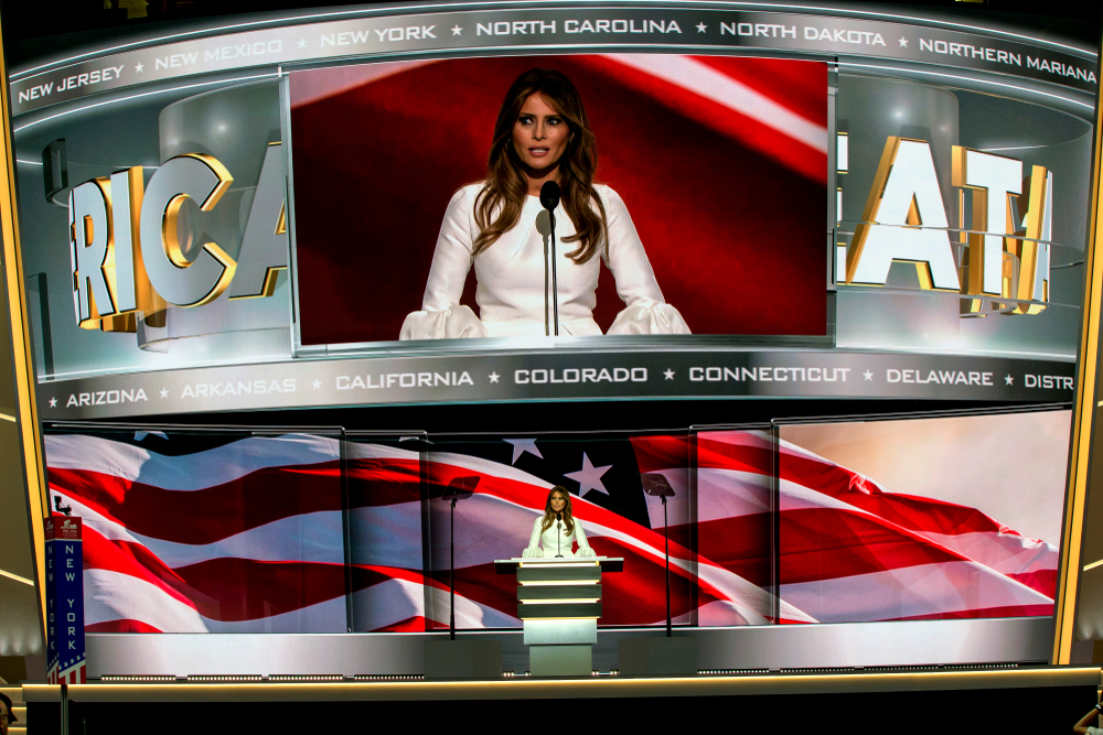 Melania Trump brings ‘first American-made humanoid’ robot into White House and people can’t believe it